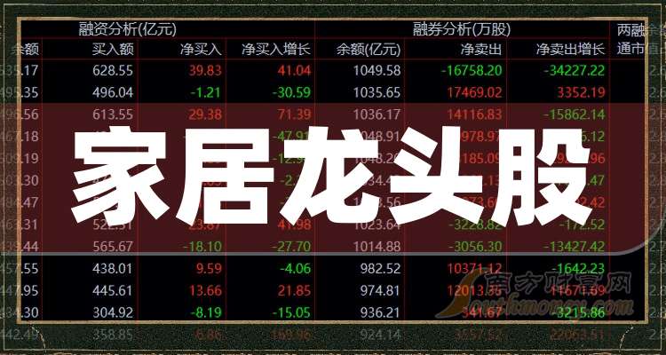 ——龙头股一览（20241122）爱游戏网站入口家居概念上市公司梳理(图1)